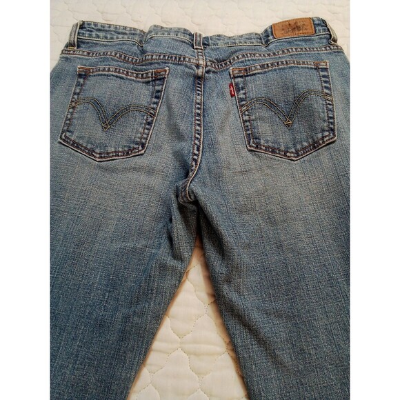Women Levi Denim Jeans Size 12 Medium Style 515 - Picture 11 of 16